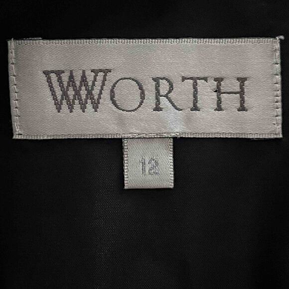 Womens Worth Zip Front A-Line Skirt Brown Black Animal Print Cotton Blend Sze 12 - Picture 3 of 6